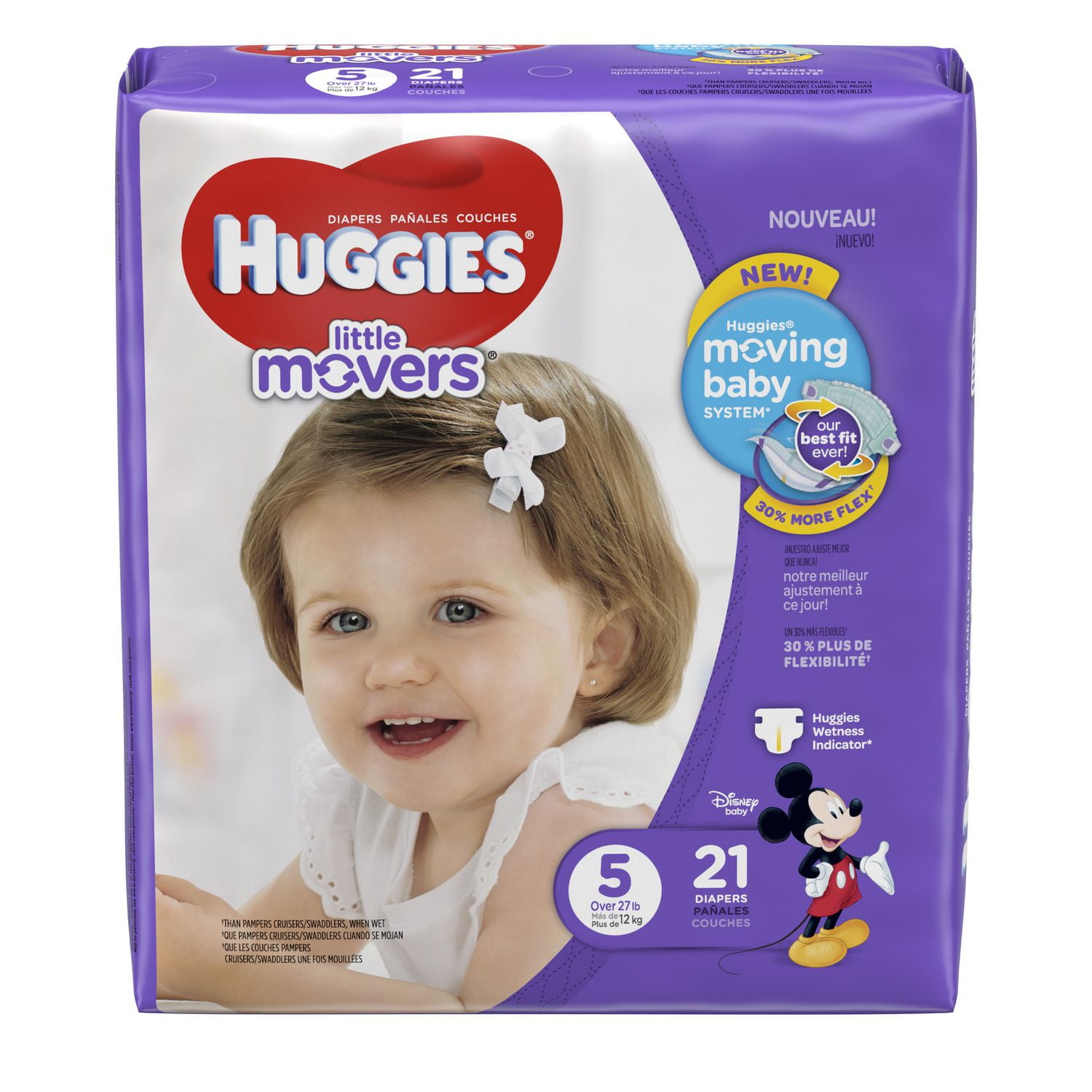 Huggies Little Movers Diapers, Jumbo Pack | Walmart Canada