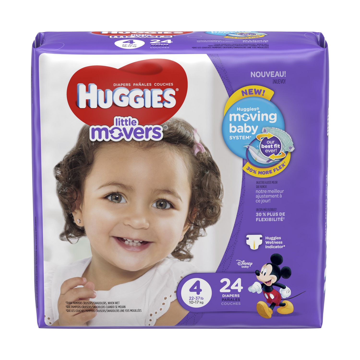 Huggies Little Movers Diapers, Jumbo Pack Walmart Canada