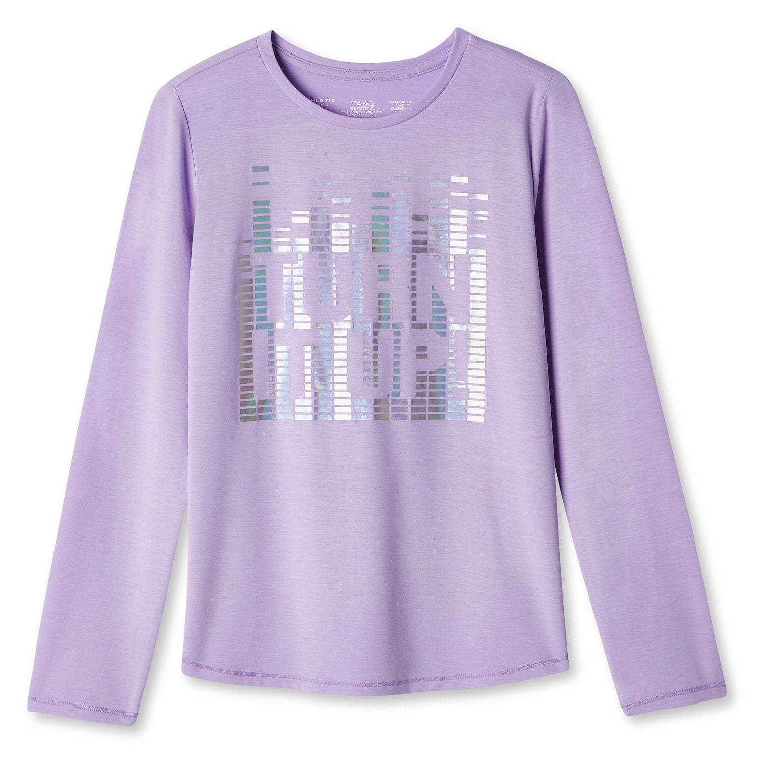 Athletic Works Girls' Long Sleeve Graphic Tee - Walmart.ca