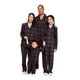 Pyjama 2 pièces avec haut à col cranté au thème familial George pour femmes – image 1 sur 6