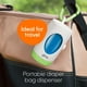 Distributeur de sac à couche portatif Diaper Genie Avec une recharge de 25 sacs jetables parfumés à la lavande – image 2 sur 9