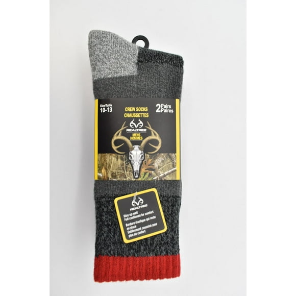 Real tree Men's Full-Cushioned Socks 2-Pack