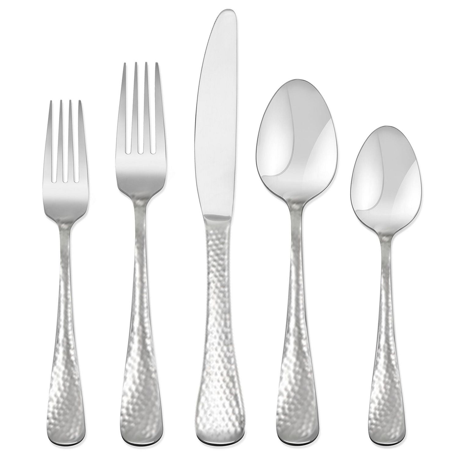 Hampton Rochdale Hammered Flatware Set Walmart Canada