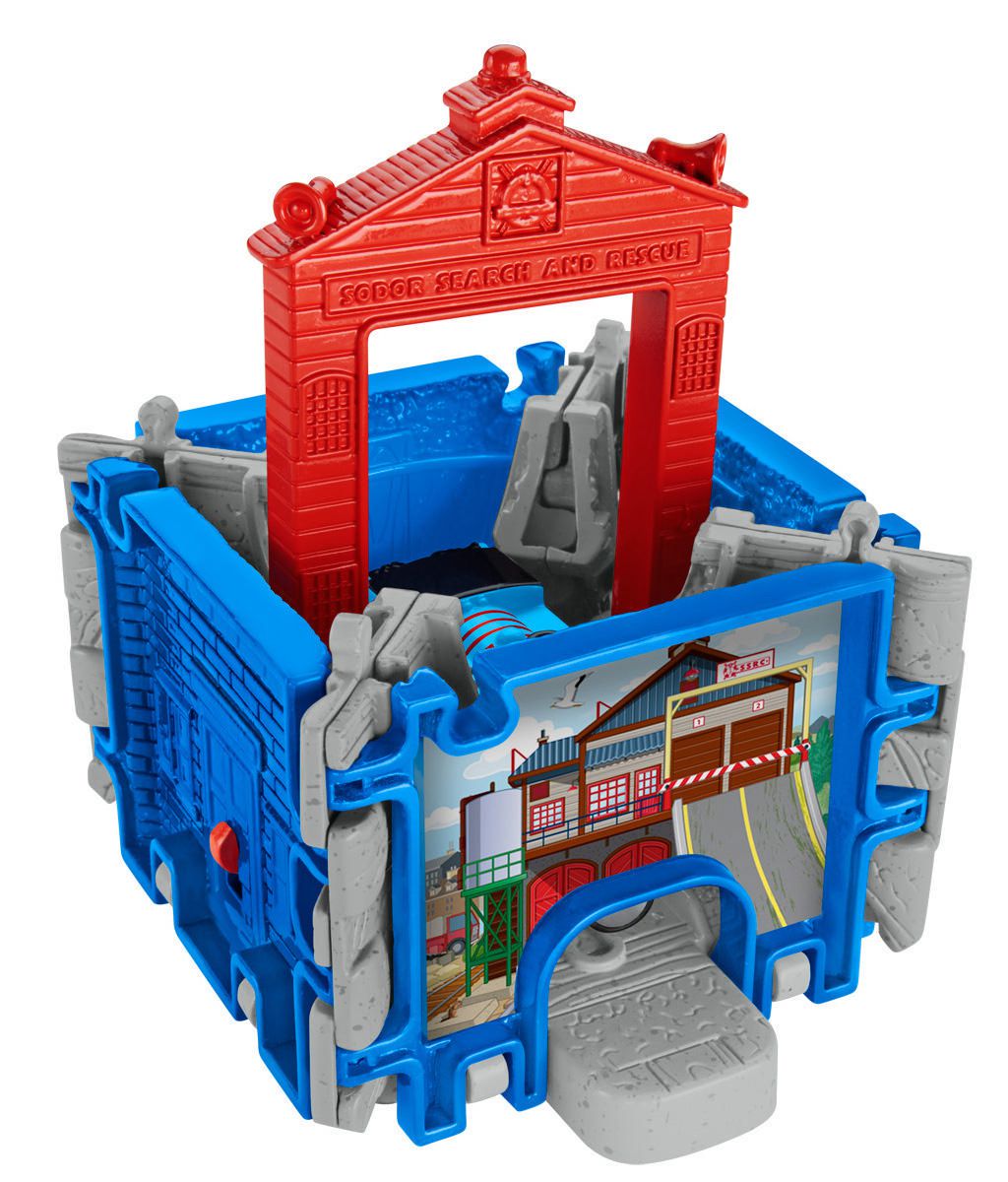Thomas and Friends Take-n-Play Thomas at The Rescue Center Playset