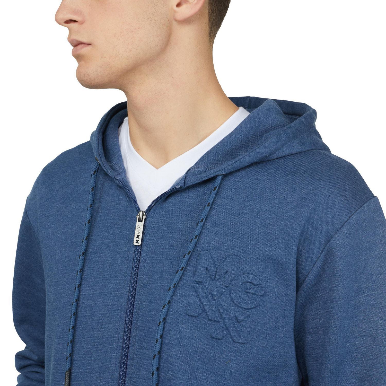 Sweat à capuche zippé en molleton MEXX pour hommes