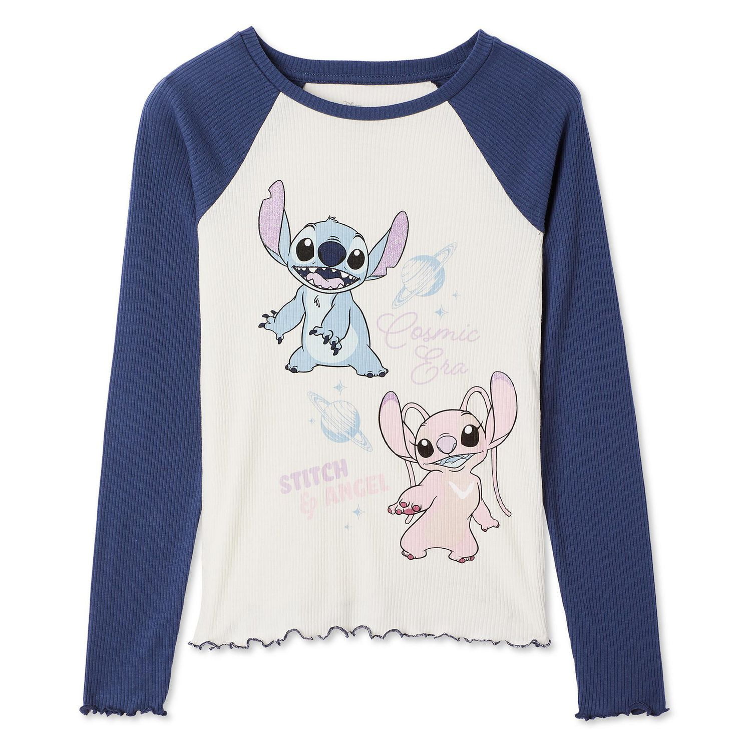 T-shirt raglan Stitch Disney pour filles
