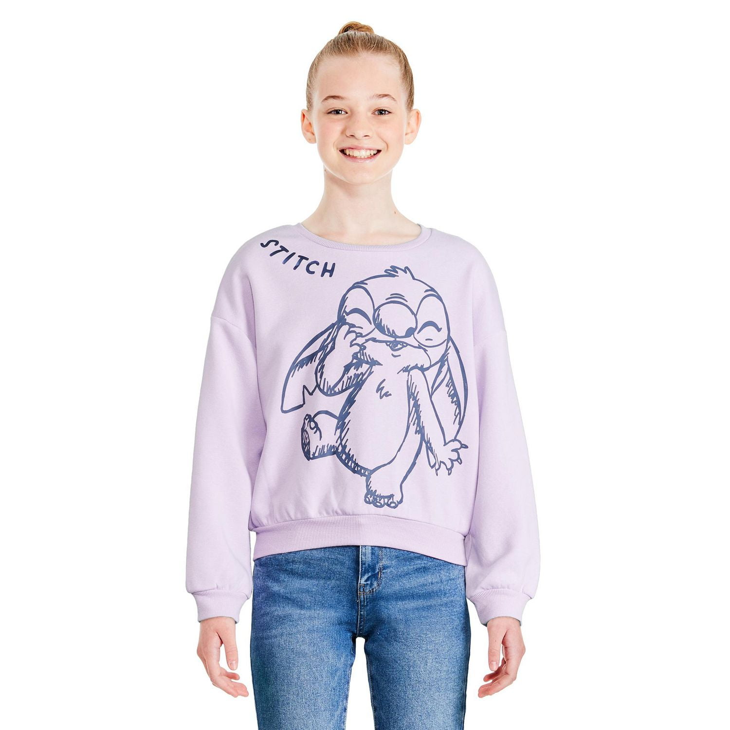 Chandail en molleton Stitch Disney pour filles