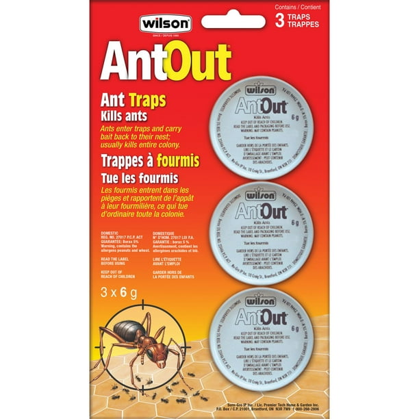 Appât pour fourmis AntOut® Tue les fourmis à l'intérieur et à l'extérieur