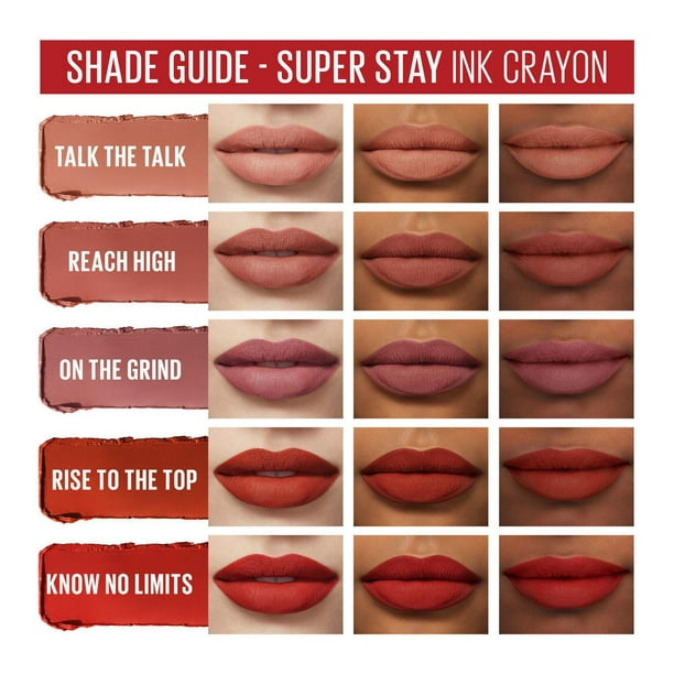 Maybelline Super Stay Ink Crayon Spiced Edition, 8HR matte lip