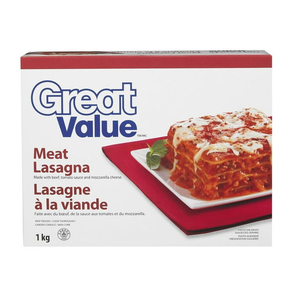 Lasagne à la viande Great Value