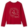thumbnail image 1 of George Girls' Graphic Long Sleeve Tee, 1 of 2