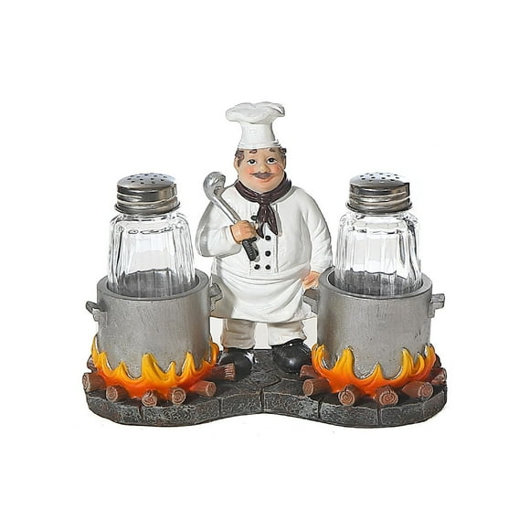 IH Casa Decor Salt And Pepper Shaker Chef Spice Du Jour