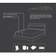 ObusEssentials by ObusForme ™ est un lit de 6 Comfort Series pouces la boîte . QUEEN – image 4 sur 4