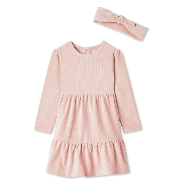Ensemble 2 pièces avec robe en velours George pour petites filles