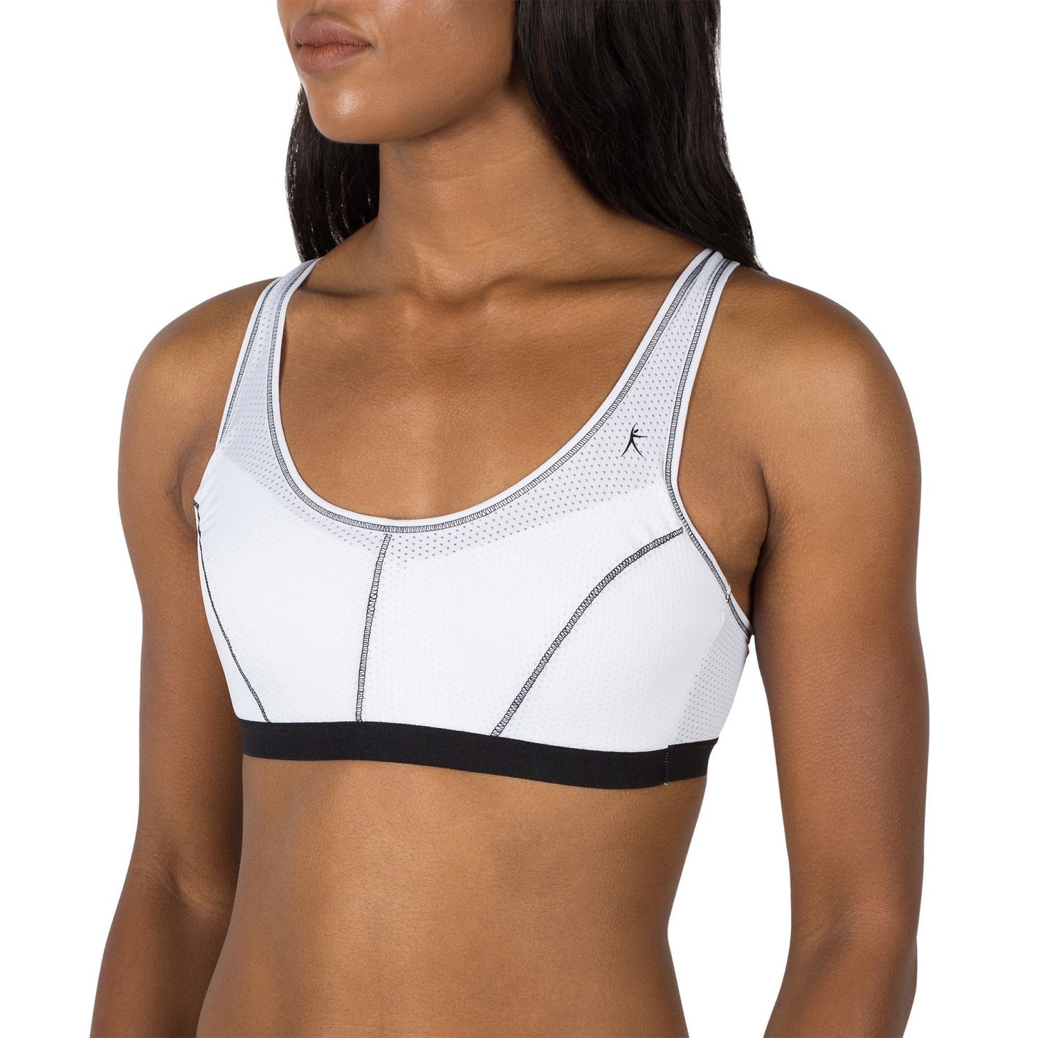 Danskin zip front hot sale sports bra walmart