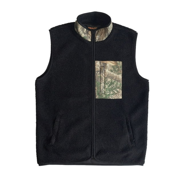 Real Tree Teddy Sherpa Zip Vest