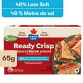 thumbnail image 1 of Maple Leaf Ready Crisp Fully Cooked Less Salt Natural Bacon Slices, 65 g, 1 of 9