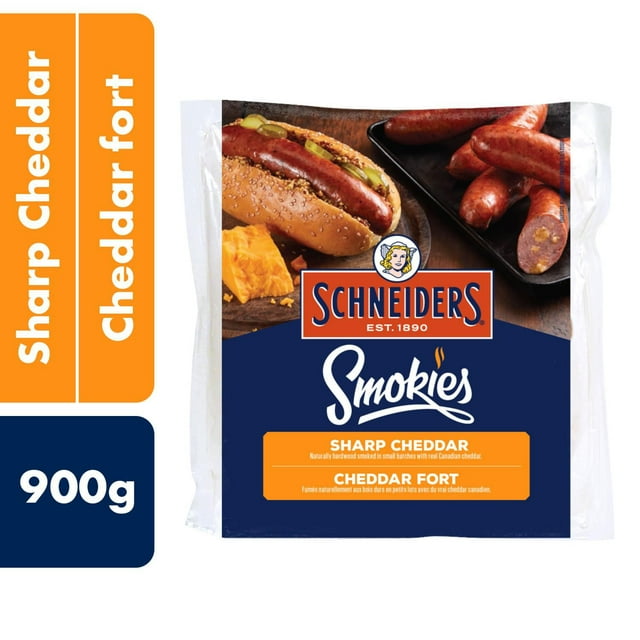 Schneiders Smokies Sharp Cheddar Smoked Sausage, 900 g