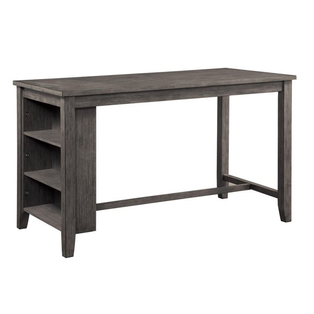 Topline Home Furnishings Grey Finished Dining Table Walmart.ca