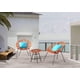 Acapulco Ensemble de bistrot de terrasse moderne 3 pièces – image 2 sur 4
