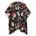 thumbnail image 1 of Time and Tru Women's Printed Ruana, 1 of 1