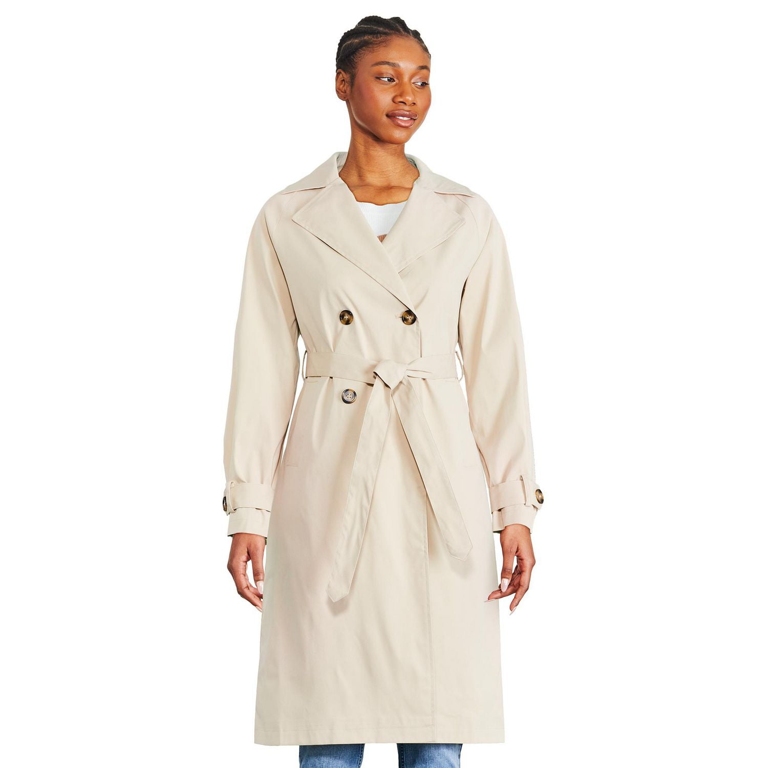 Beige trench best sale