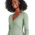 thumbnail image 2 of George Women's Long Sleeve Henley, 2 of 6