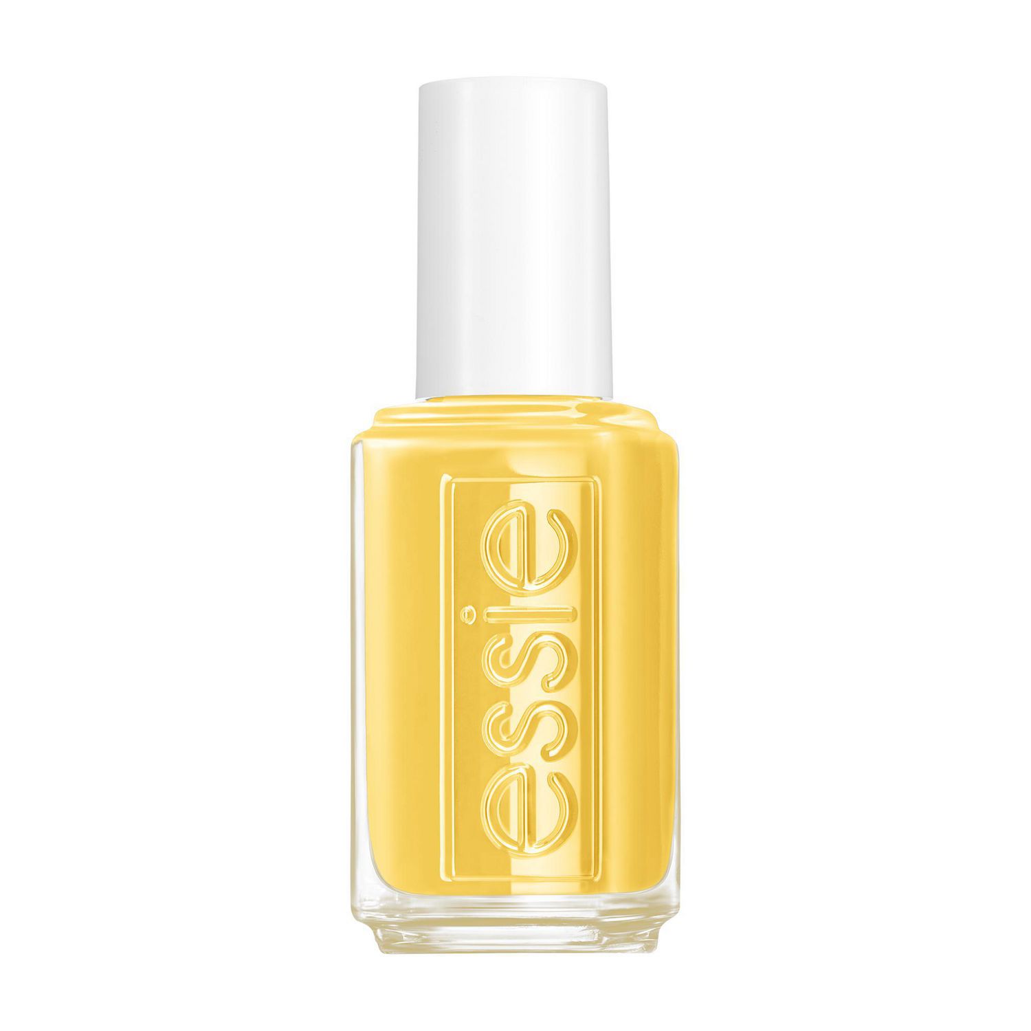 essie expressie quickdry nail polish, sh00k, bright yellow nail color