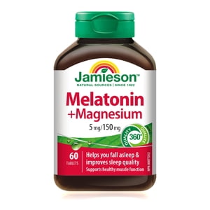Jamieson Melatonin 5 mg with Magnesium 150 mg