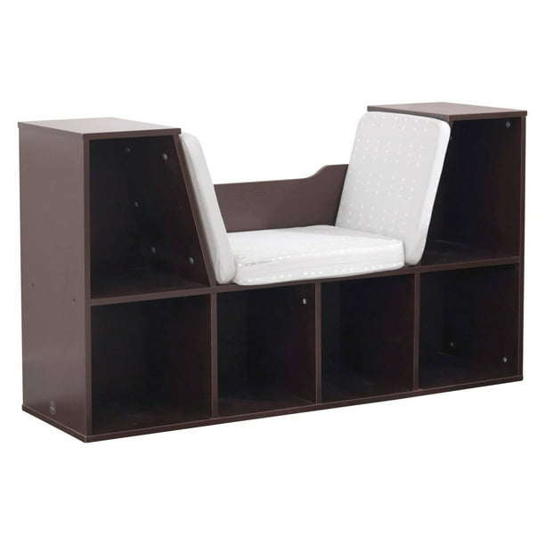 KidKraft Bookcase with Reading Nook - Espresso 