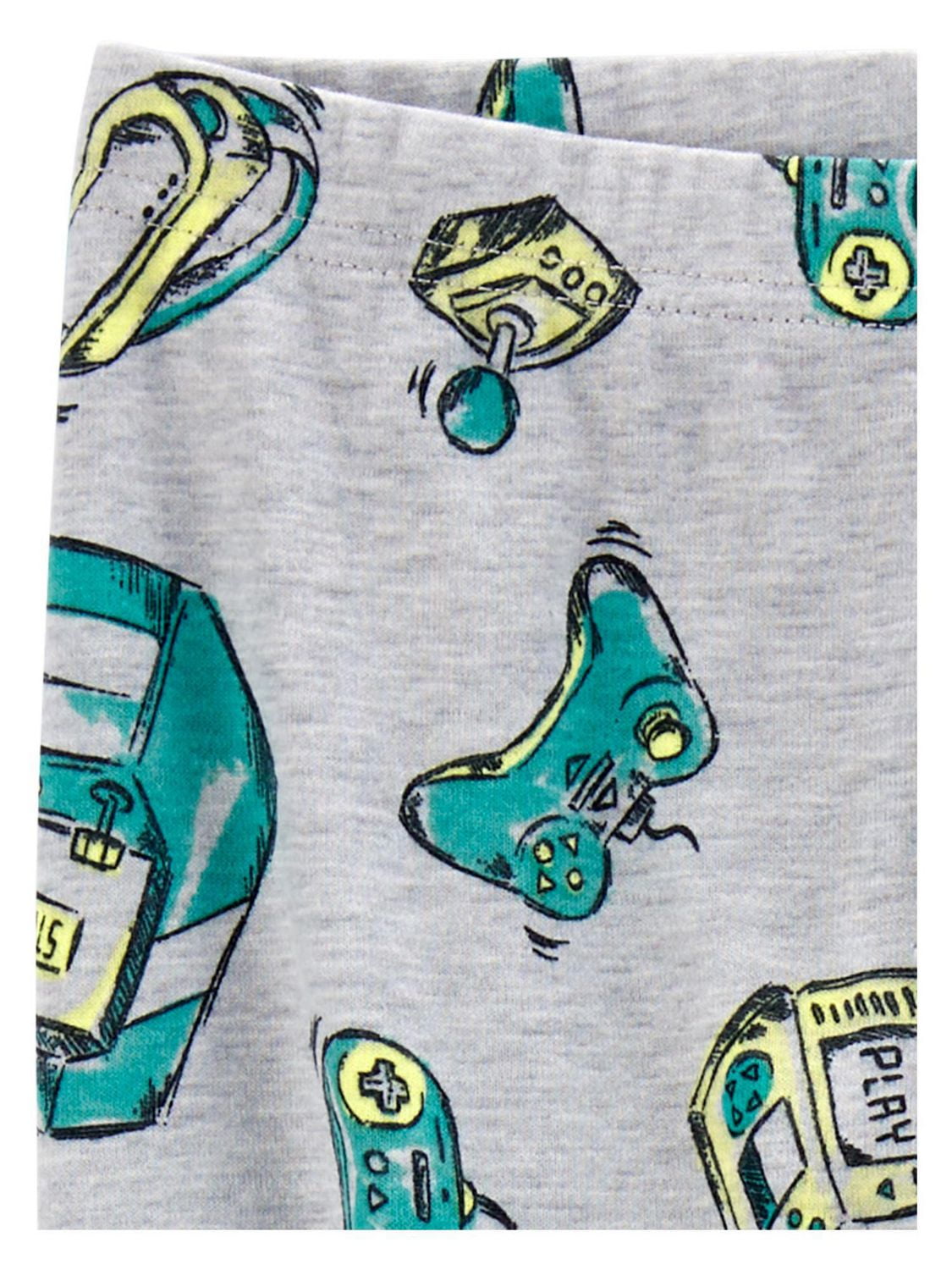 Carter's Child of Mine Big Kid Grey Video Game Pyjama Set