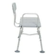 thumbnail image 4 of Drive Medical Gray Plastic Tub Transfer Bench with Adjustable Backrest, 4 of 6