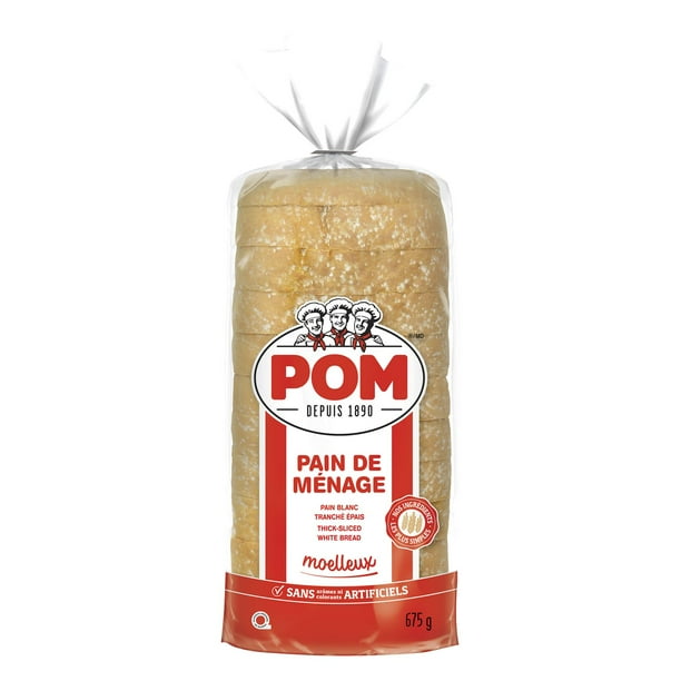 POM® White Bread, 675 g Walmart.ca