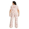 thumbnail image 3 of George Plus Women's Pajama 2-Piece Set, 3 of 6