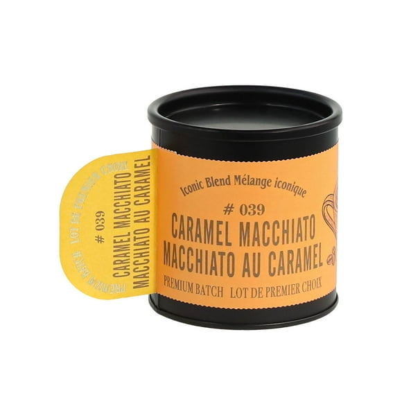 Aroma Light 8oz Caramel Macchiato Soy Wax Blended Scented Candle,1 cotton wick