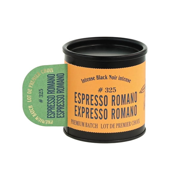 Aroma Light 8oz Espresso Romano Soy Wax Blended Scented Candle,1 cotton wick