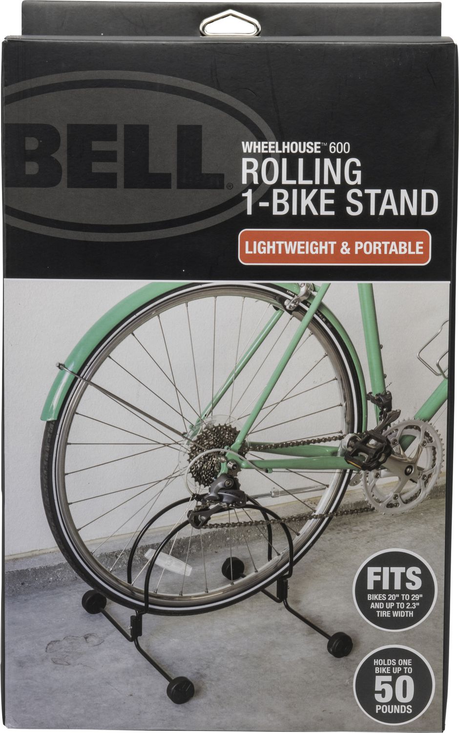 rolling bike stand