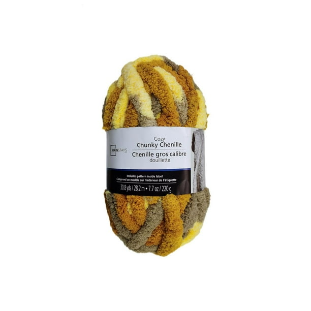 MAINSTAYS Rose Chunky chenille yarn, Chunky Chenille yarn Walmart.ca