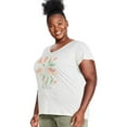 thumbnail image 2 of George Plus Women's V-Neckline Tee, 2 of 6