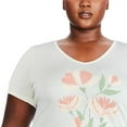 thumbnail image 4 of George Plus Women's V-Neckline Tee, 4 of 6