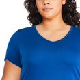 thumbnail image 4 of George Plus Women's V-Neckline Tee, 4 of 6