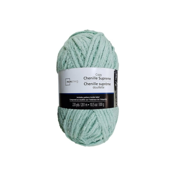 MAINSTAYS cozy ocean chenille yarn, Polyester 100% yarn - Walmart.ca