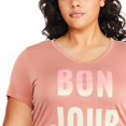 thumbnail image 4 of George Plus Women's V-Neckline Tee, 4 of 6