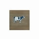 Cadre décor mural de style campagnard de hometrends à motif de vache – image 1 sur 1