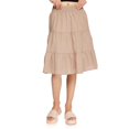 thumbnail image 1 of Wild Skye Women's Midi Tiered Skirt, 1 of 6