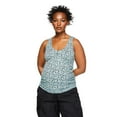 thumbnail image 1 of Paisley Sky Maternity Snap Henley Tank, 1 of 6