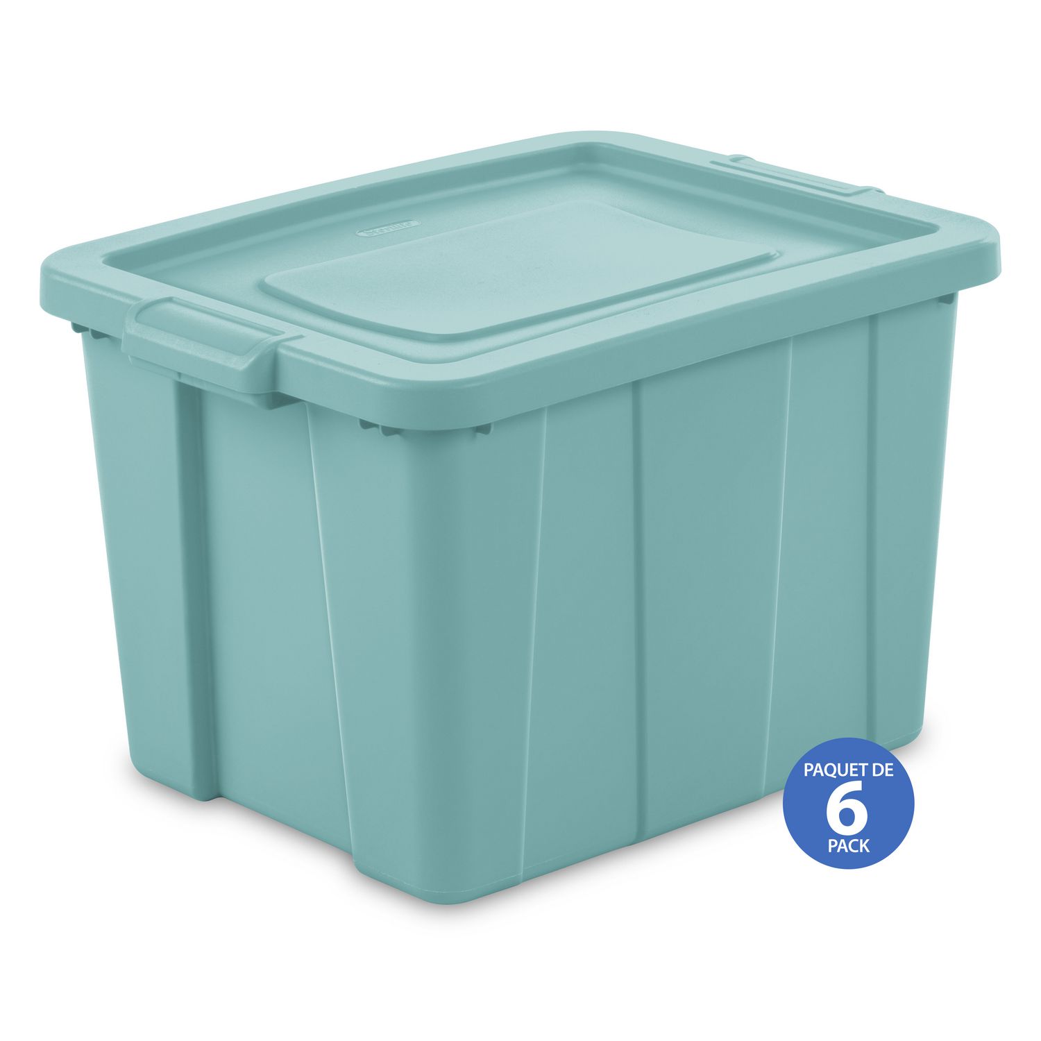 Sterilite Tuff1 Storage Container 68L Teal 6PK Walmart Canada
