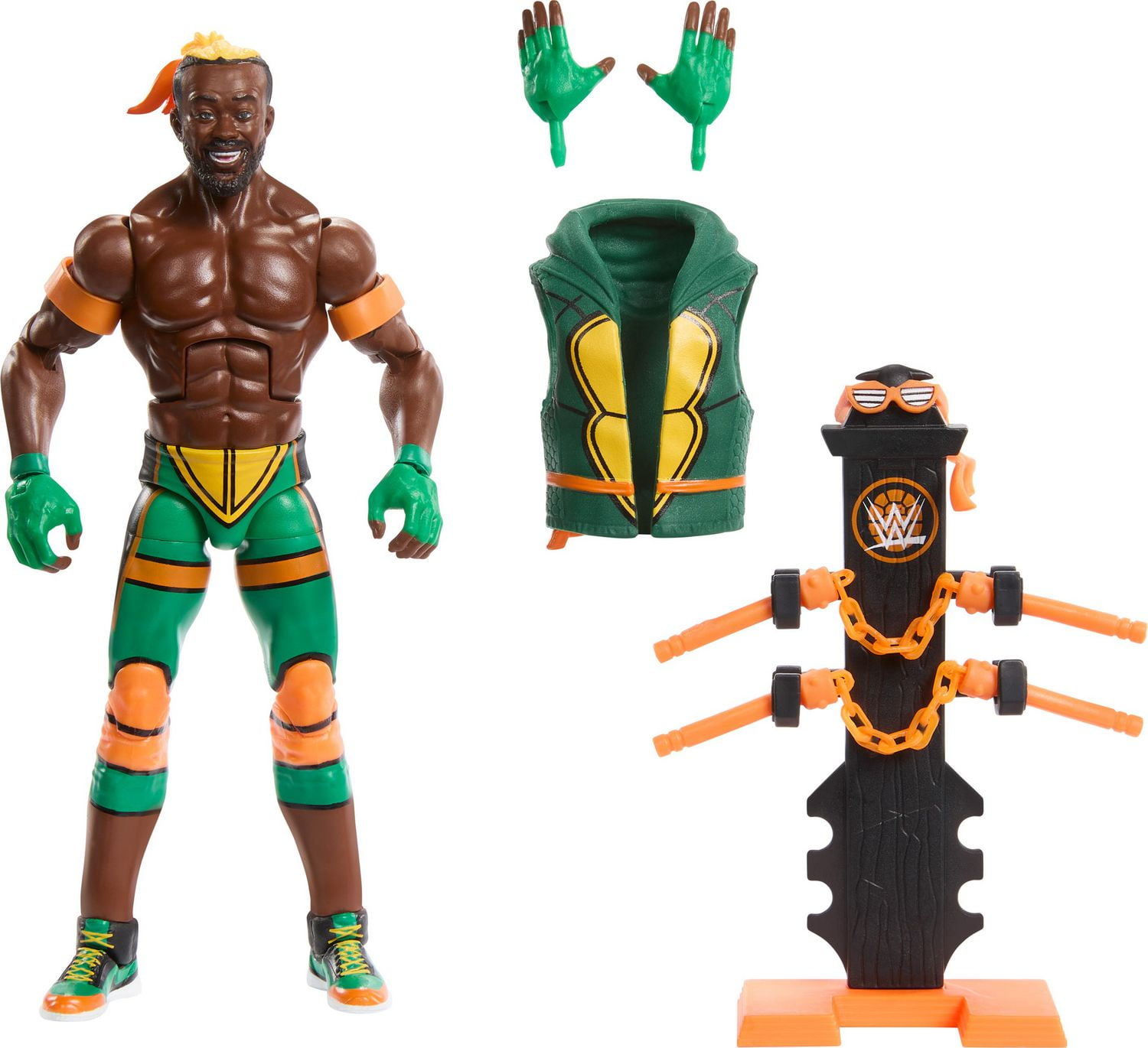 WWE X Teenage Mutant Ninja Turtles Kofi Kingston Elite Action