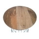 Table d'appoint avec plateau en bois massif en forme de sablier de hometrends – image 2 sur 2