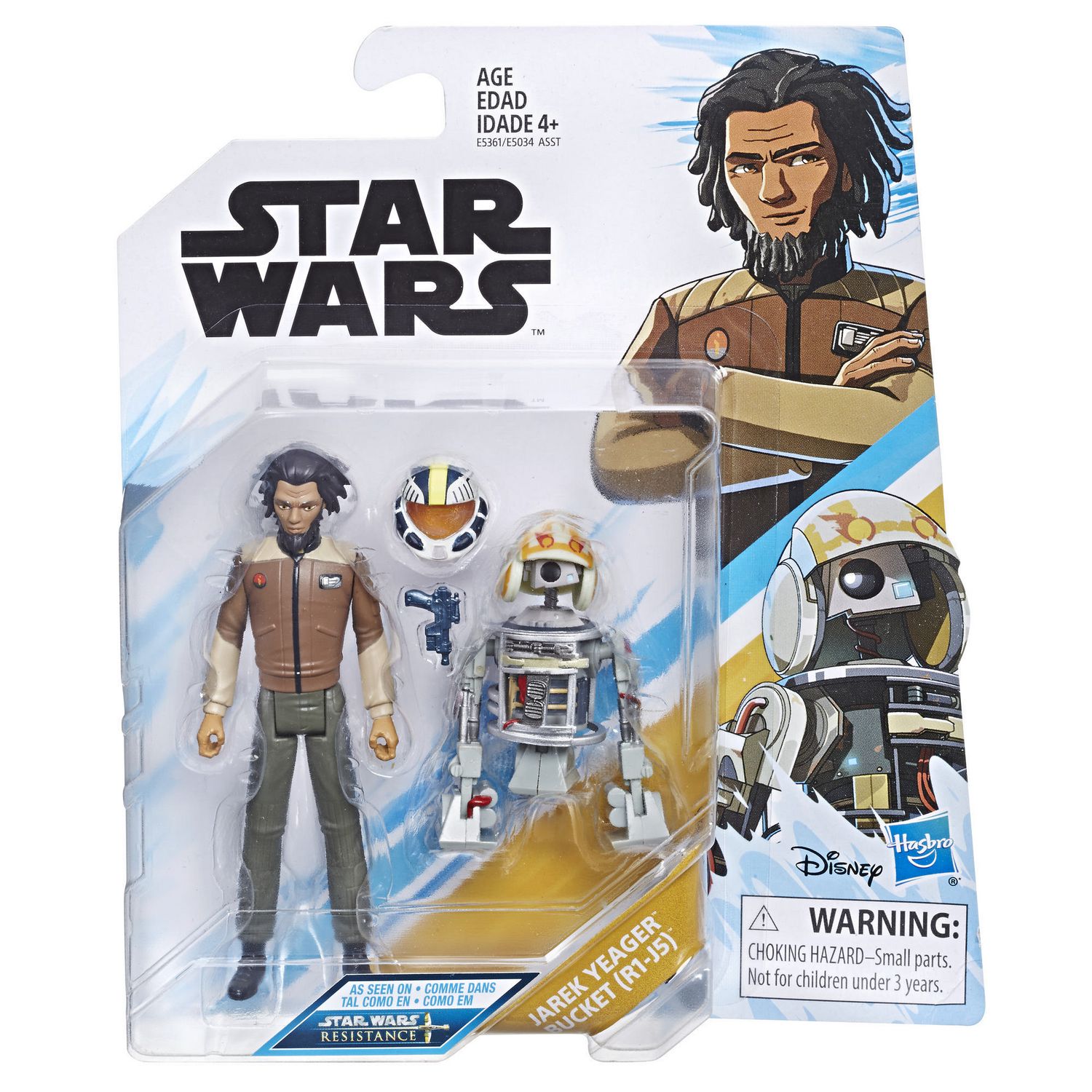 Star Wars Resistance Animated Series 3.75-inch Poe Dameron and BB-8 Figure 2-Pac 